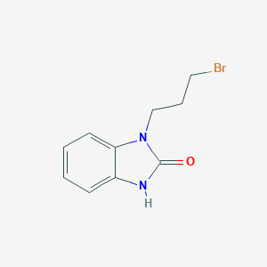 molecular formula C10H11BrN2O B120484 1-(3-溴丙基)-1H-苯并[d]咪唑-2(3H)-酮 CAS No. 103784-04-9