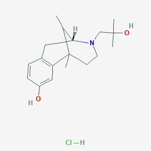(9R)-10-(2-Hydroxy-2-methylpropyl)-1,13-dimethyl-10-azatricyclo[7.3.1.02,7]trideca-2(7),3,5-trien-4-ol;hydrochloride