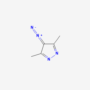 molecular formula C5H6N4 B1204841 4-Diazo-3,5-dimethylpyrazole CAS No. 51463-90-2