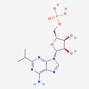 9-(5-O-Phosphonopentofuranosyl)-2-(propan-2-yl)-9H-purin-6-amine