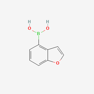 molecular formula C8H7BO3 B12048462 Benzofuran-4-ylboronic acid 