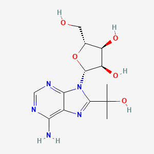 molecular formula C13H19N5O5 B1204849 8-(alpha-Hydroxyisopropyl)adenosine CAS No. 23844-14-6