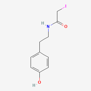 molecular formula C10H12INO2 B1204855 N-Iodoacetyltyramine CAS No. 53527-07-4