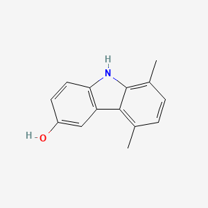 molecular formula C14H13NO B1204856 5,8-Dimethyl-9h-carbazol-3-ol CAS No. 69902-43-8