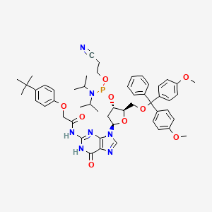 molecular formula C52H62N7O9P B12048564 DMT-dG(tac) Phosphoramidite 