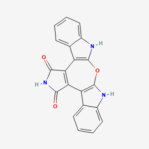 molecular formula C20H11N3O3 B1204857 Arcyroxepin A CAS No. 73697-66-2