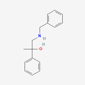 molecular formula C16H19NO B12048589 1-(Benzylamino)-2-phenylpropan-2-ol 