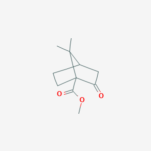 molecular formula C11H16O3 B12048679 Methyl 7,7-dimethyl-2-oxobicyclo[2.2.1]heptane-1-carboxylate 