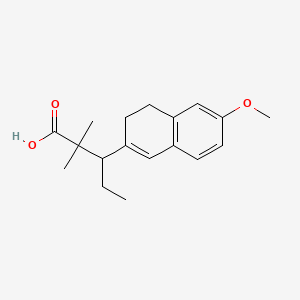 molecular formula C18H24O3 B1204868 E 696 CAS No. 55620-96-7