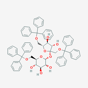 molecular formula C69H64O11 B120487 1',6,6'-Tri-O-tritylsucrose CAS No. 35674-14-7