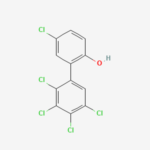 molecular formula C12H5Cl5O B1204875 2-Hydroxy-2',3',4',5,5'-pentachlorobiphenyl CAS No. 67651-36-9