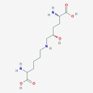 molecular formula C12H25N3O5 B1204878 Dihydroxylysinonorleucine CAS No. 21895-67-0