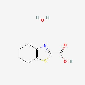 molecular formula C8H11NO3S B12048809 4,5,6,7-Tetrahydro-1,3-benzothiazole-2-carboxylic acid hydrate 