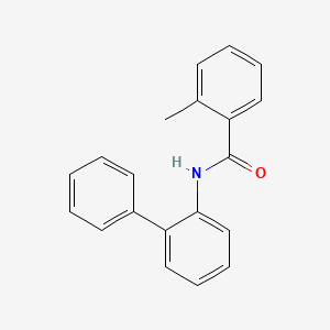 molecular formula C20H17NO B12048843 N-(1,1'-Biphenyl)-2-YL-2-methylbenzamide CAS No. 32317-23-0