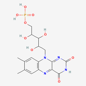 molecular formula C17H21N4O9P B12048895 Riboflavine 5'-(dihydrogen phosphate) CAS No. 26193-20-4