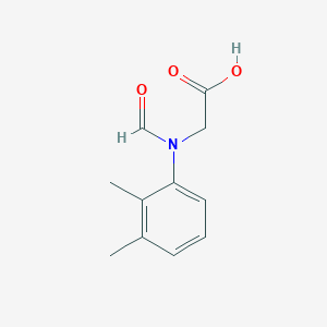 molecular formula C11H13NO3 B12048909 (Formyl-2,3-dimethylanilino)acetic acid CAS No. 618070-01-2