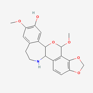 11,17-Dimethoxy-6,8,12-trioxa-22-azapentacyclo[11.9.0.02,10.05,9.014,19]docosa-2(10),3,5(9),14,16,18-hexaen-16-ol