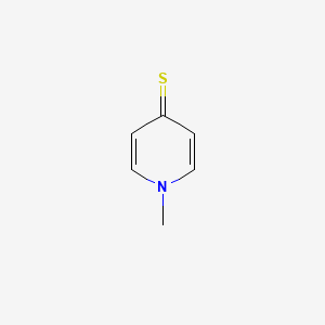 molecular formula C6H7NS B1204898 4(1H)-Pyridinethione, 1-methyl- 