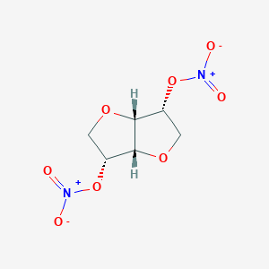 molecular formula C6H8N2O8 B1204912 Isomannide dinitrate CAS No. 551-43-9
