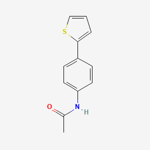 molecular formula C12H11NOS B12049132 N-[4-(2-Thienyl)phenyl]acetamide CAS No. 91568-98-8