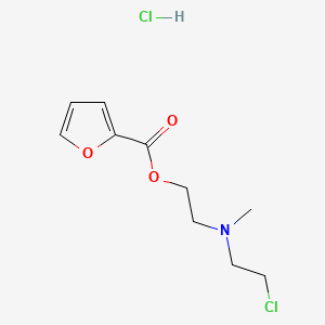 2-((2-Chloroethyl)methylamino)ethyl 2-furoate hydrochloride