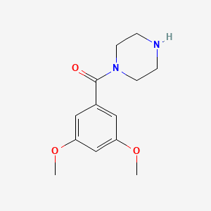 molecular formula C13H18N2O3 B12049201 1-(3,5-Dimethoxybenzoyl)piperazine 