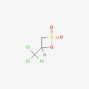 1,2-Oxathietane, 4-(trichloromethyl)-, 2,2-dioxide