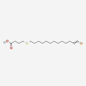 4-(13-Bromotridec-12-enyltellanyl)butanoic acid