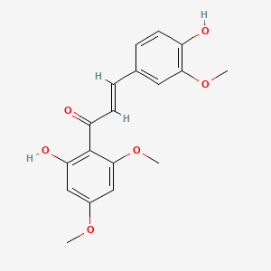 molecular formula C18H18O6 B12049311 4,2'-Dihydroxy-3,4',6'-trimethoxychalcone CAS No. 1013916-01-2