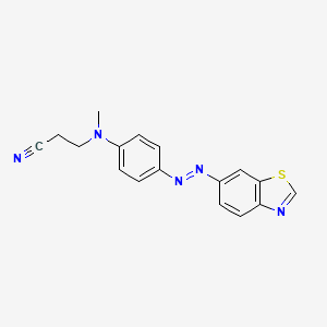 6-(4-(N-2-Cyanoethyl-N-methylamino)phenylazo)benzothiazole