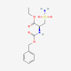 Ethyl 2-(benzyloxycarbonylamino)-3-sulfamoylpropionate