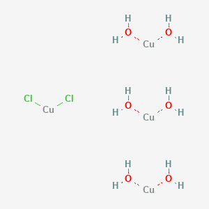 molecular formula Cl2Cu4H12O6 B12049440 copper oxychloride, AldrichCPR 