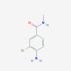 molecular formula C8H9BrN2O B12049491 4-amino-3-bromo-N-methylbenzamide CAS No. 874774-28-4
