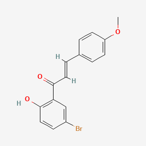 molecular formula C16H13BrO3 B12049535 5'-Bromo-2'-hydroxy-4-methoxychalcone 