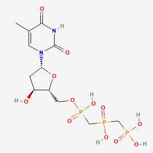 alpha,beta,beta,gamma-Dimethylenedeoxythymidine 5'-triphosphate