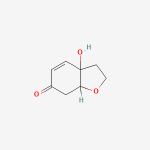 molecular formula C8H10O3 B1204963 Halleridone CAS No. 94535-01-0