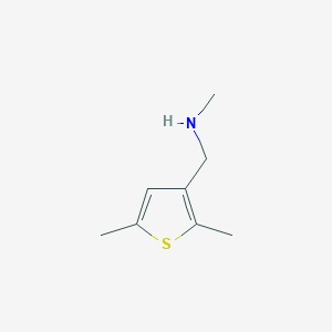 molecular formula C8H13NS B12049649 (2,5-Dimethyl-thiophen-3-ylmethyl)-methyl-amine 
