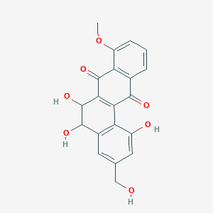 molecular formula C20H16O7 B1204968 A benz[a]anthraquinone 