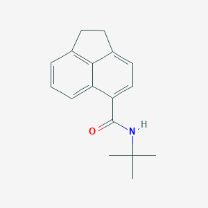 molecular formula C17H19NO B1204972 N-叔丁基-1,2-二氢苊-5-甲酰胺 