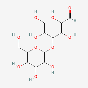 molecular formula C12H22O11 B1204974 4-O-beta-Galactopyranosyl-D-mannopyranose 