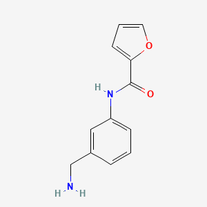 molecular formula C12H12N2O2 B12049764 N-[3-(aminomethyl)phenyl]-2-furamide CAS No. 926227-00-1