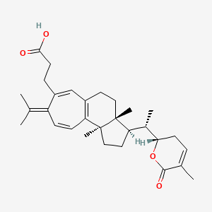 molecular formula C30H40O4 B1204977 Lancilactone C CAS No. 218915-17-4