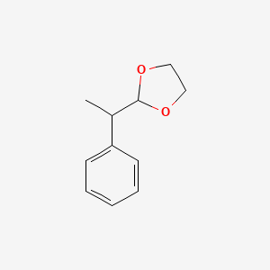 molecular formula C11H14O2 B1204979 2-(1-Phenylethyl)-1,3-dioxolane CAS No. 4362-22-5
