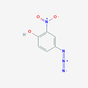 molecular formula C6H4N4O3 B12049968 4-Azido-2-nitrophenol CAS No. 51642-26-3