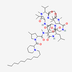 Griselimycin, 1-(1-dodecyl-2-piperidinecarboxylic acid)-