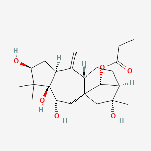 molecular formula C23H36O6 B1205006 Asebotoxin II 