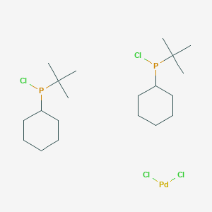 molecular formula C20H40Cl4P2Pd B12050129 Dichlorobis 