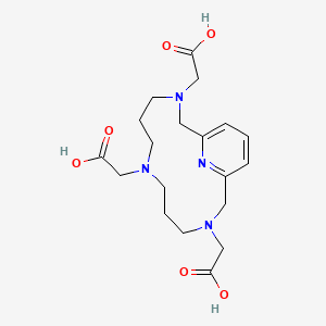 2-[3,11-Bis(carboxymethyl)-3,7,11,17-tetrazabicyclo[11.3.1]heptadeca-1(17),13,15-trien-7-yl]acetic acid