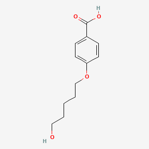 molecular formula C12H16O4 B12050204 4-((5-Hydroxypentyl)oxy)benzoic acid CAS No. 98092-80-9