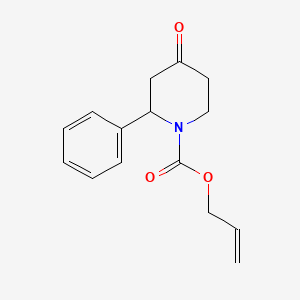 molecular formula C15H17NO3 B12050328 1-Alloc-2-phenylpiperidin-4-one CAS No. 849928-32-1